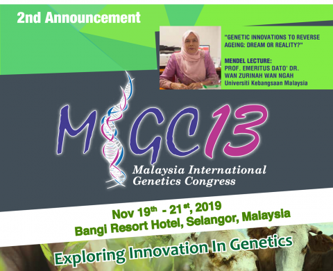 13th Malaysia International Genetics Congress (MiGC13)